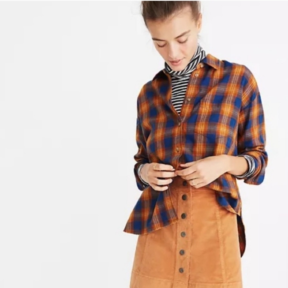 Madewell Weston Shirt- plaid button down
